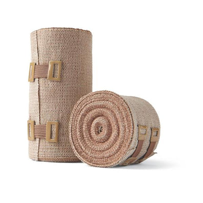 Bandage 2.36"x5.5yd Short-Stretch 100% Cotton Clip Closure Beige LF 20/Ca - Surgical Supplies NY
